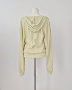 V neck light sweat hood T