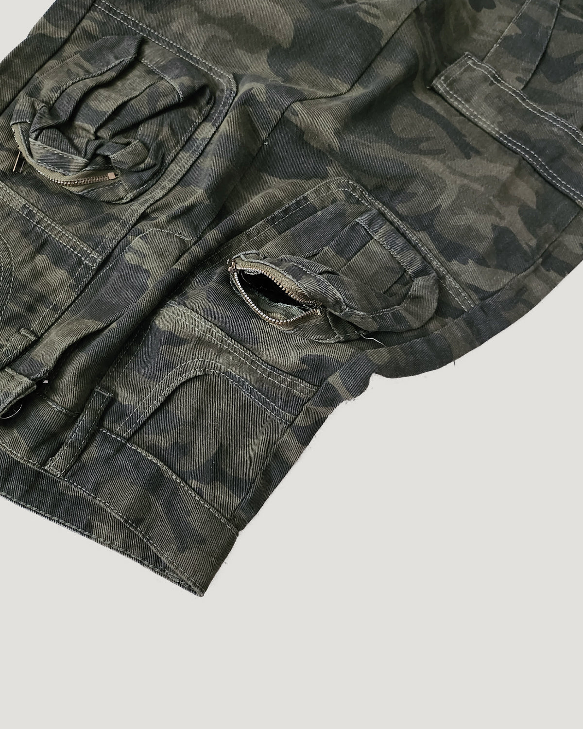 camouflage cargo skirt