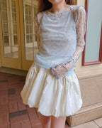 tag point sheer camisole
