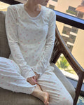 flower long sleeve room wear (2点セット)