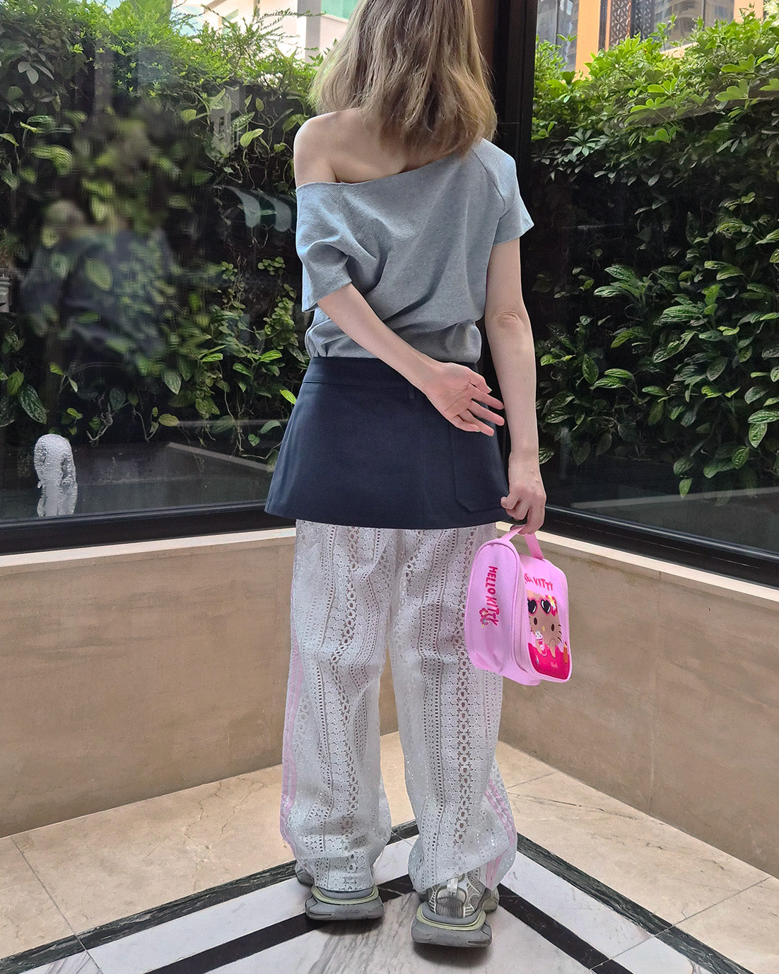 layered wrap skirt