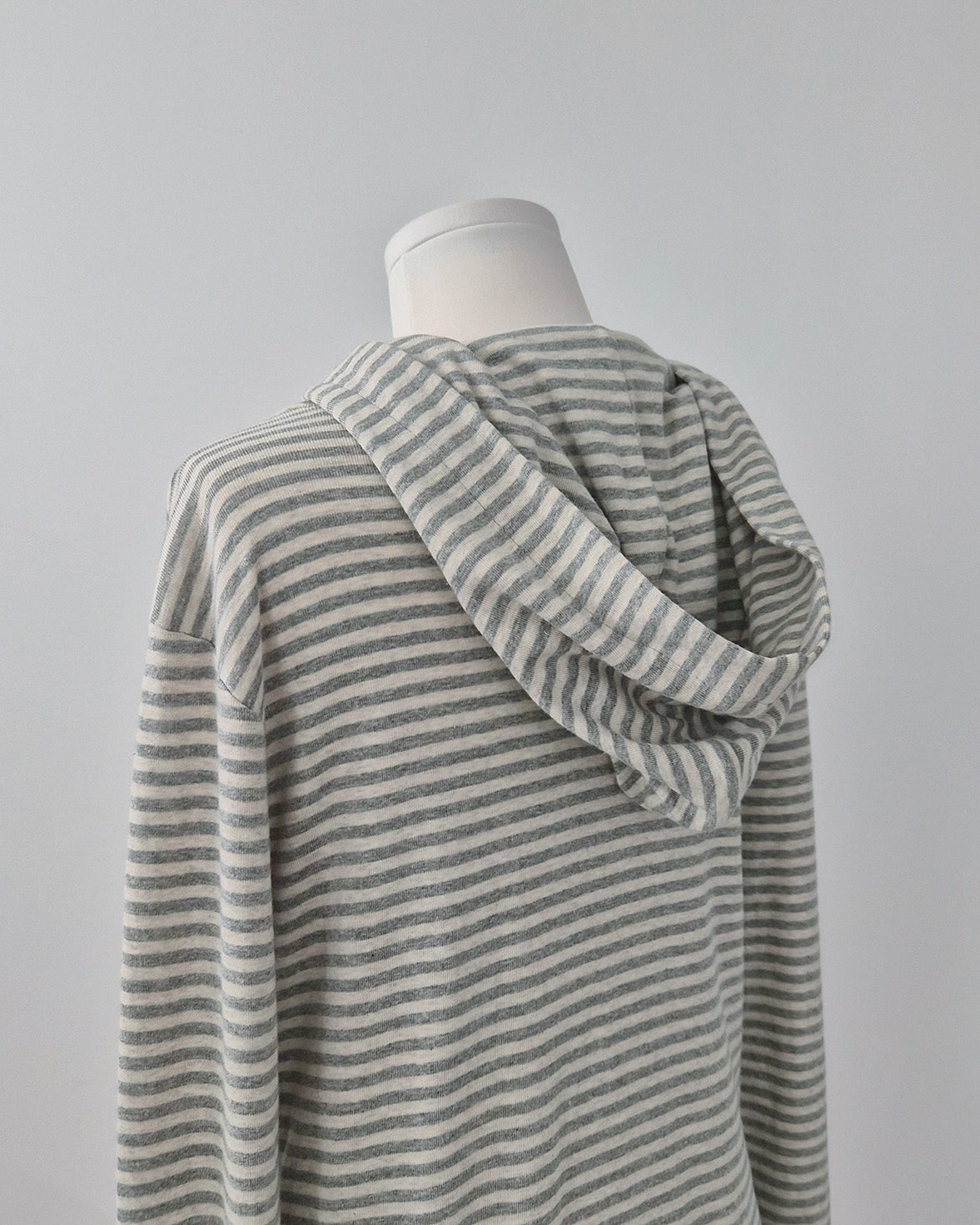 stripe hem frill food T