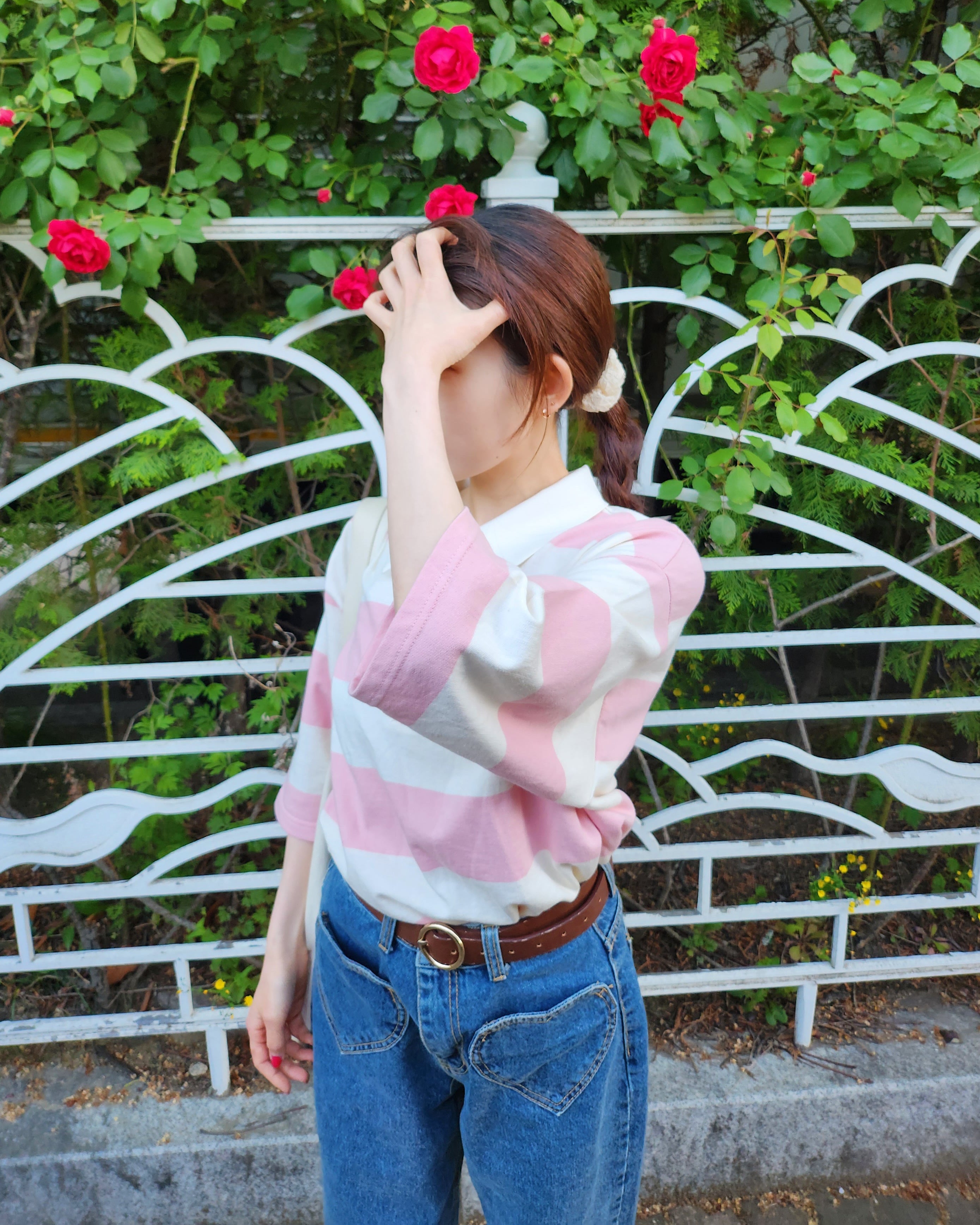 stripe rugger T