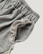side frill sweat pants