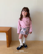 【BANANAJ】camo peanut skirt