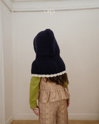 【OREN】bicolor cape balaclava