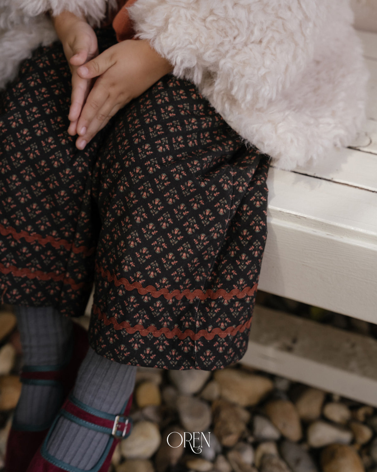 【OREN】mareu jabara padded pants(1oz)