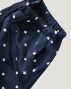 star pattern knit long skirt