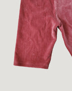 velvet half rib leggings