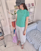 unbalance button collar T