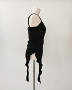 ruffle asymmetry camisole