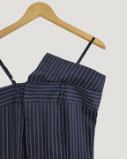 pinstripe design jumpsuit