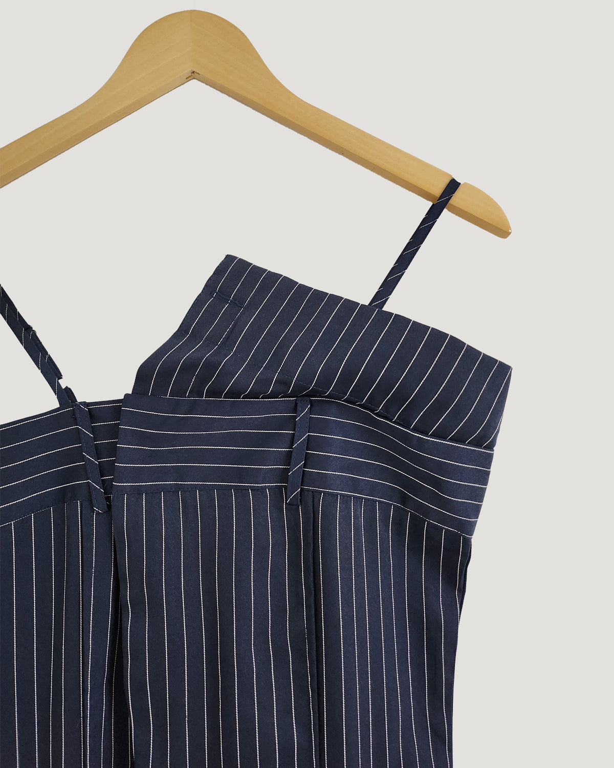 pinstripe design jumpsuit