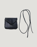 faux leather pouch belt