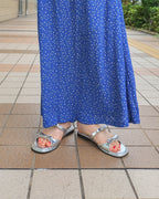 round ribbon sandals