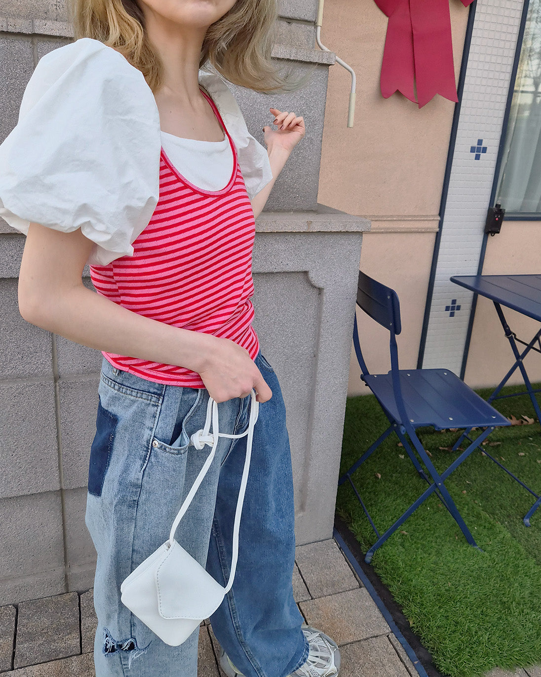 multi stripe camisole