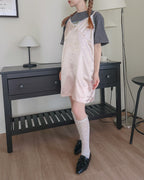 satin rose lingerie camisole dress