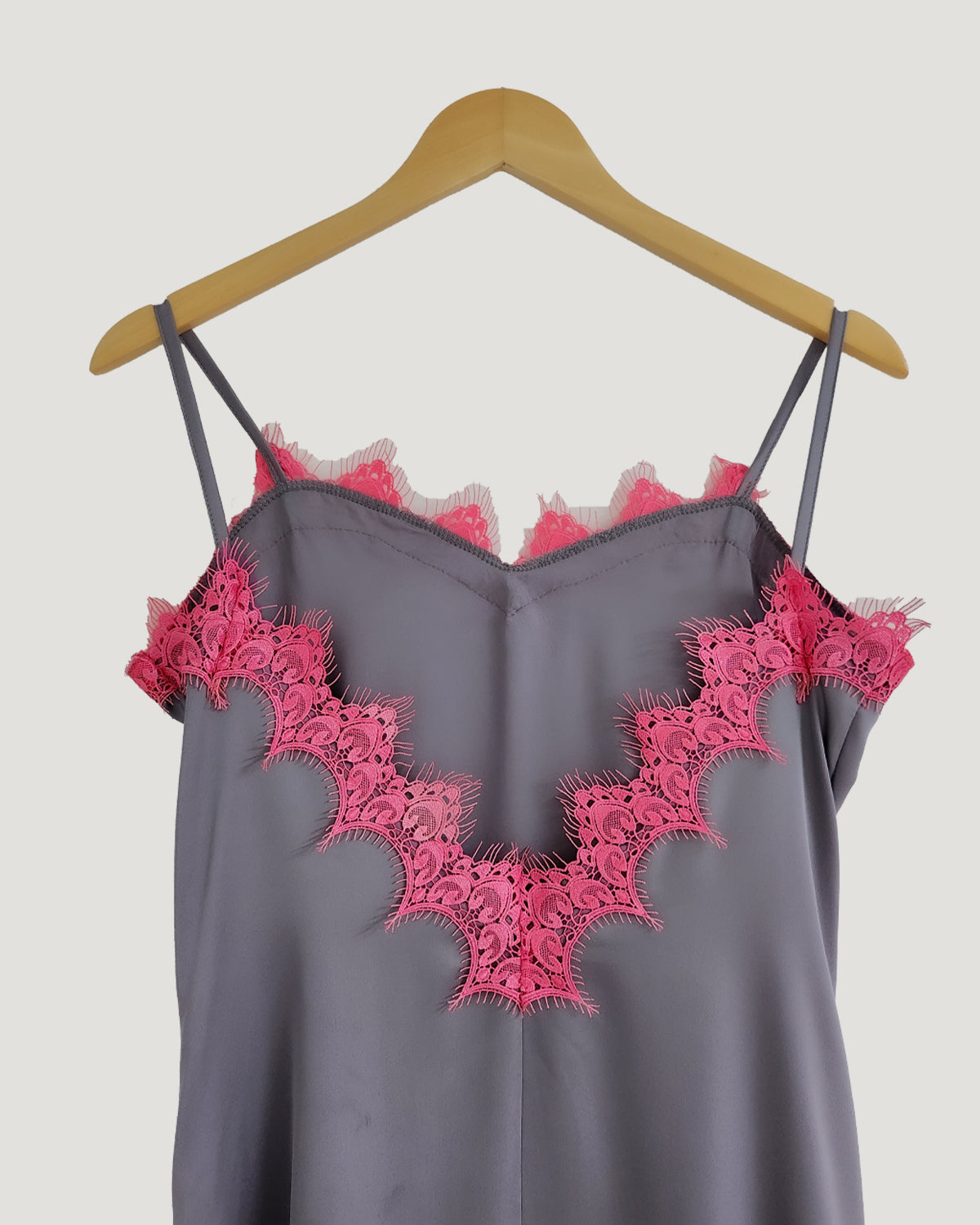 lace lingerie camisole long dress