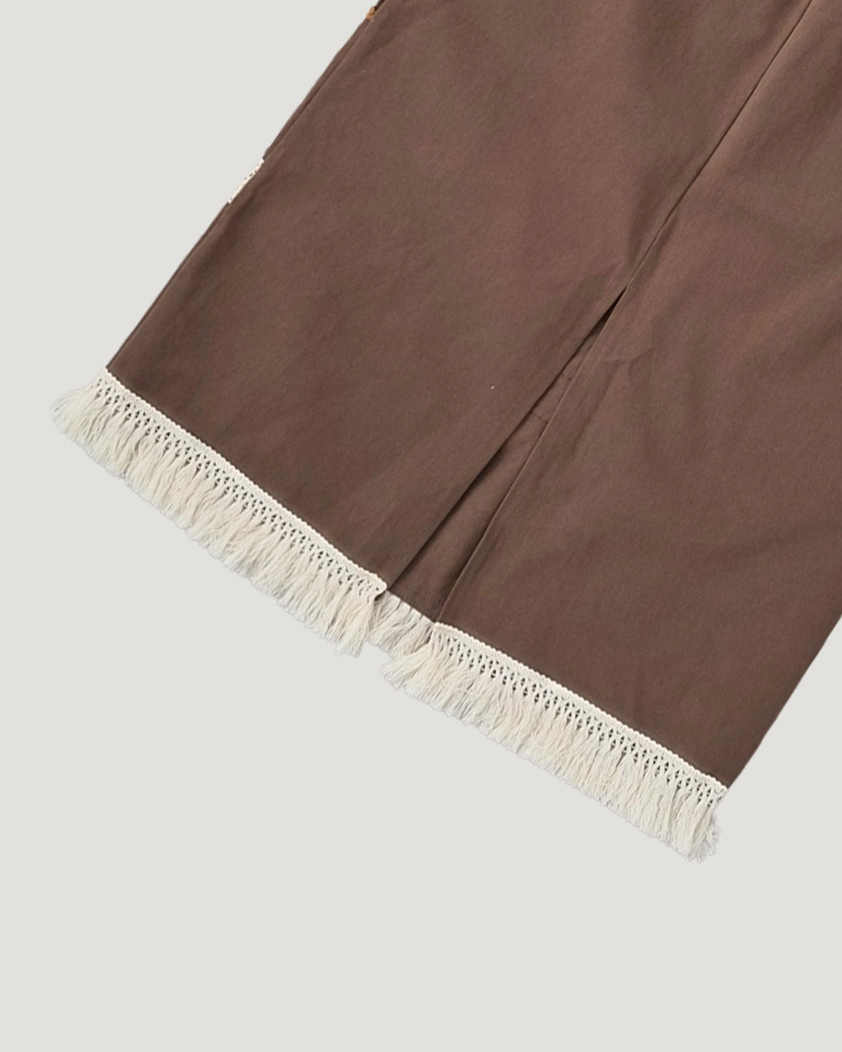 fringe design long skirt