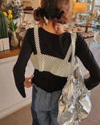 pearl bustier