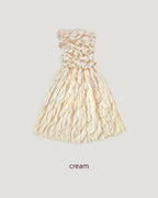 shirring popcorn skirt