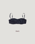 luna lace short bustier
