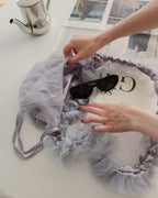 tulle shirring frill bag
