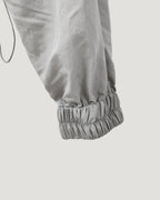 shirring bolero hood nylon blouson