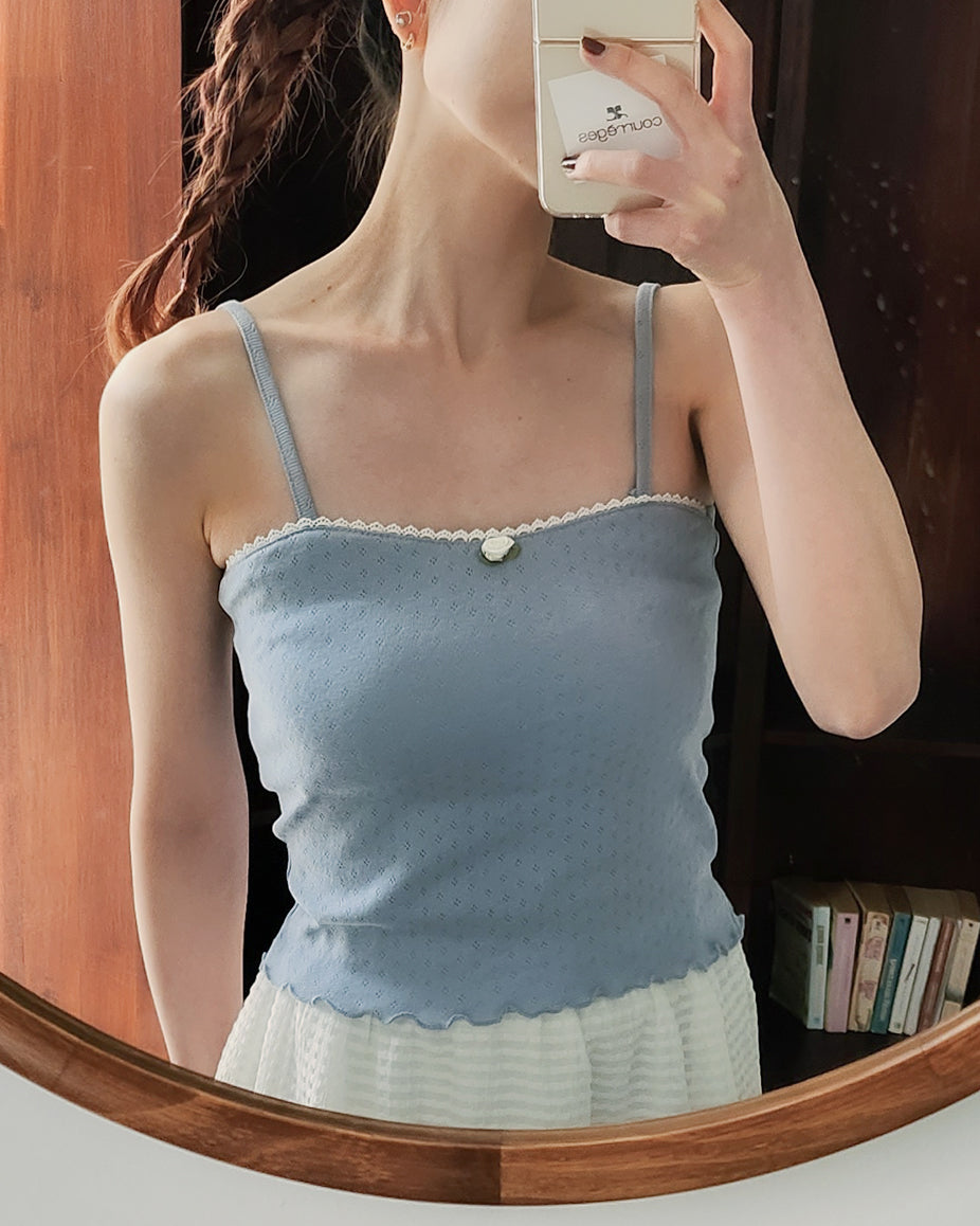 rose point mellow camisole