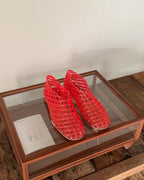 jelly flat shoes