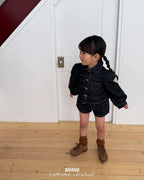 【BANANAJ】heart pocket peanuts short pants