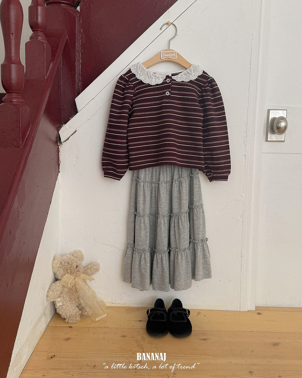【BANANAJ】nesle long skirt