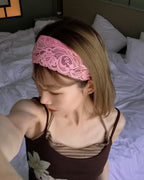 lace wide hair band