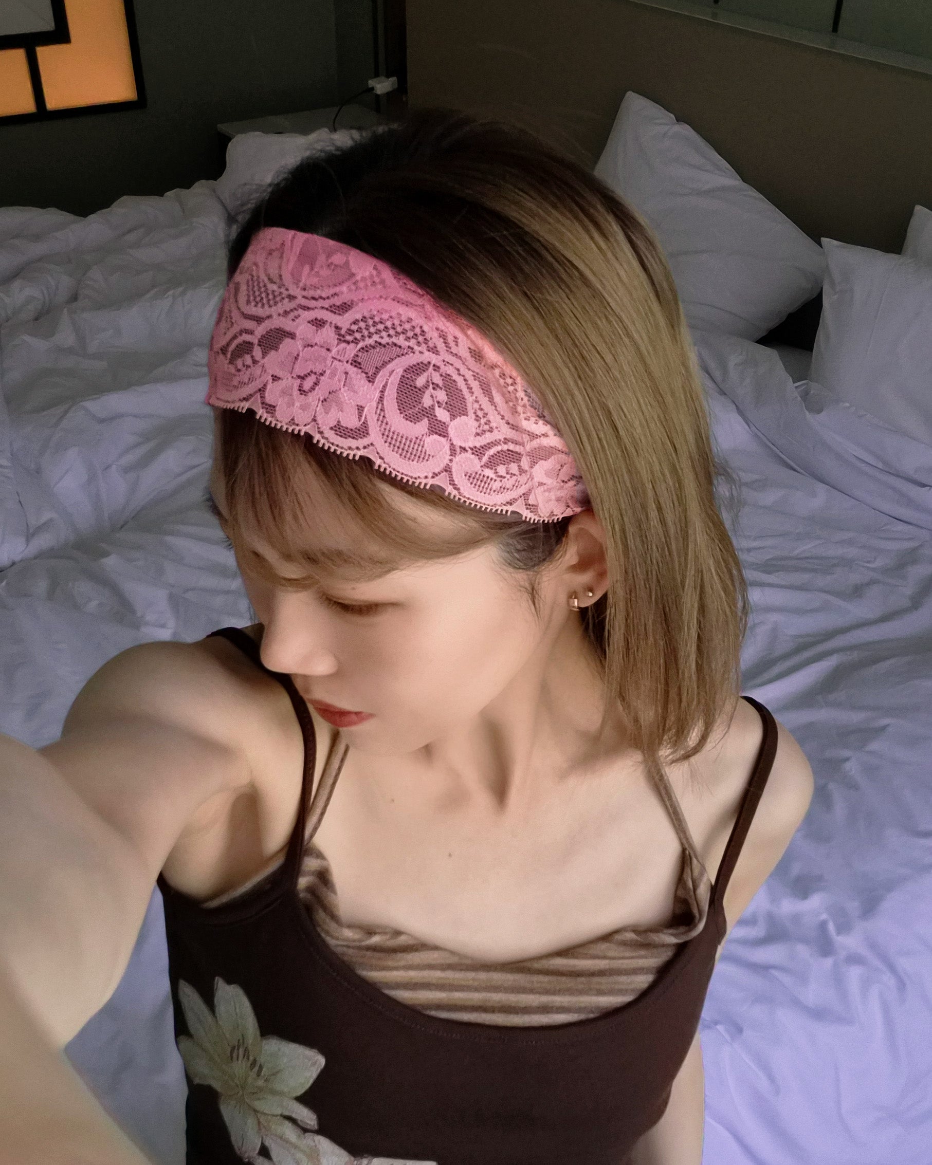 lace wide hair band