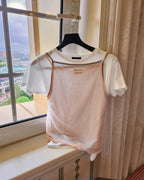 tag point sheer camisole