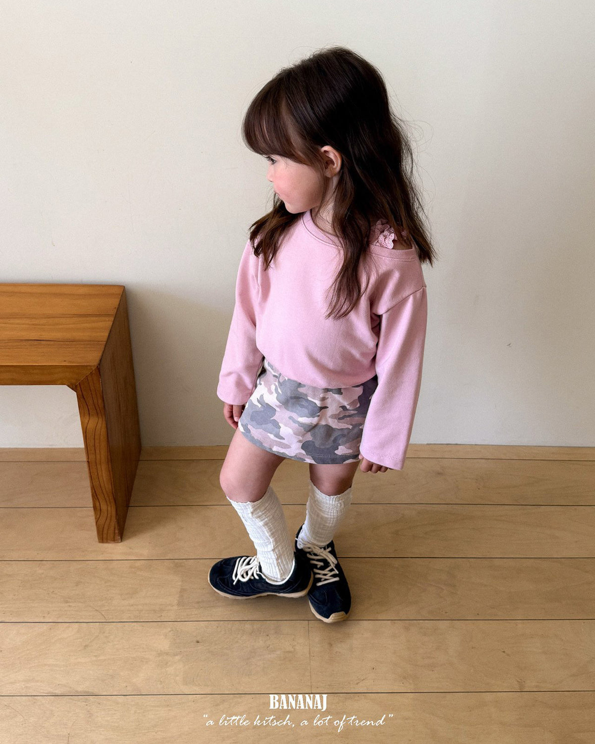 【BANANAJ】shoulder sweatshirt