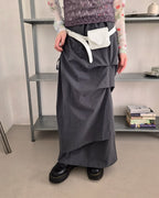 faux leather pouch belt