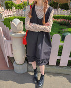 dot sheer long sleeves T