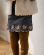 【OREN】bella embroidered culotte pants