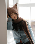 【OREN】cat muffler beanie