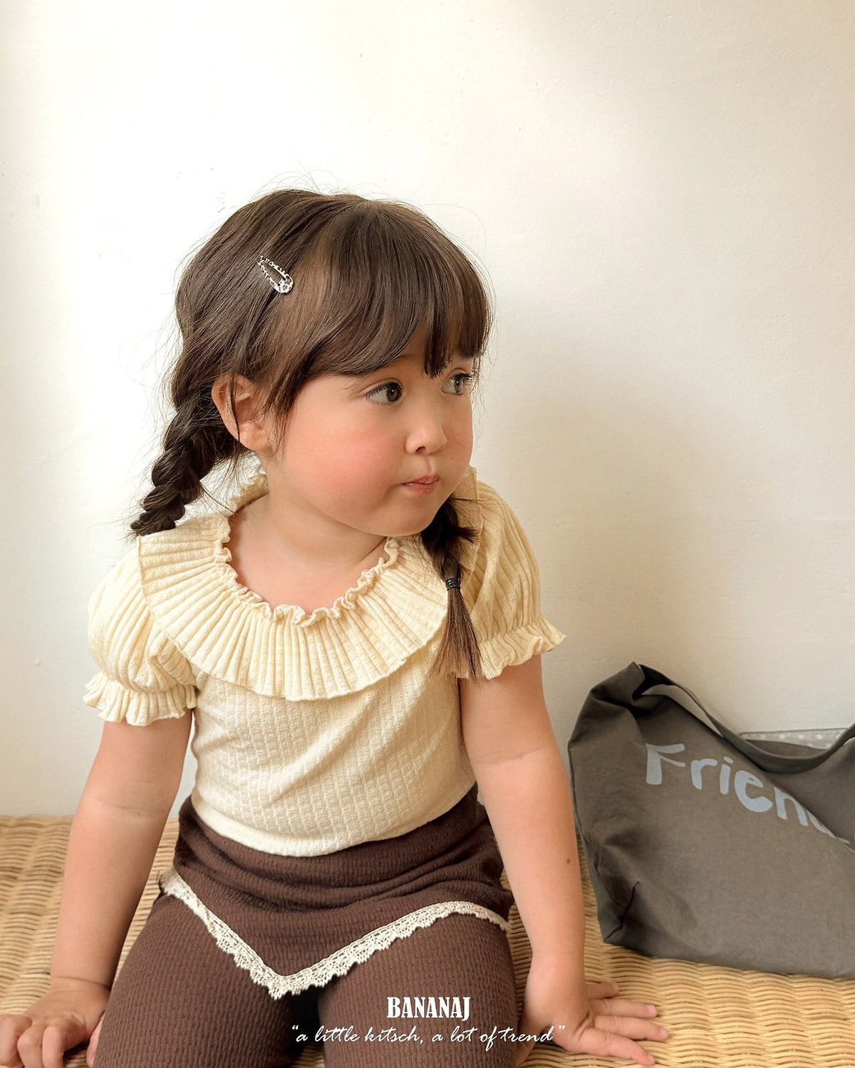 【BANANAJ】jardin skirt pants