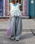 curve denim pants