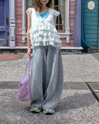curve denim pants