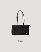 faux suede square shoulder bag