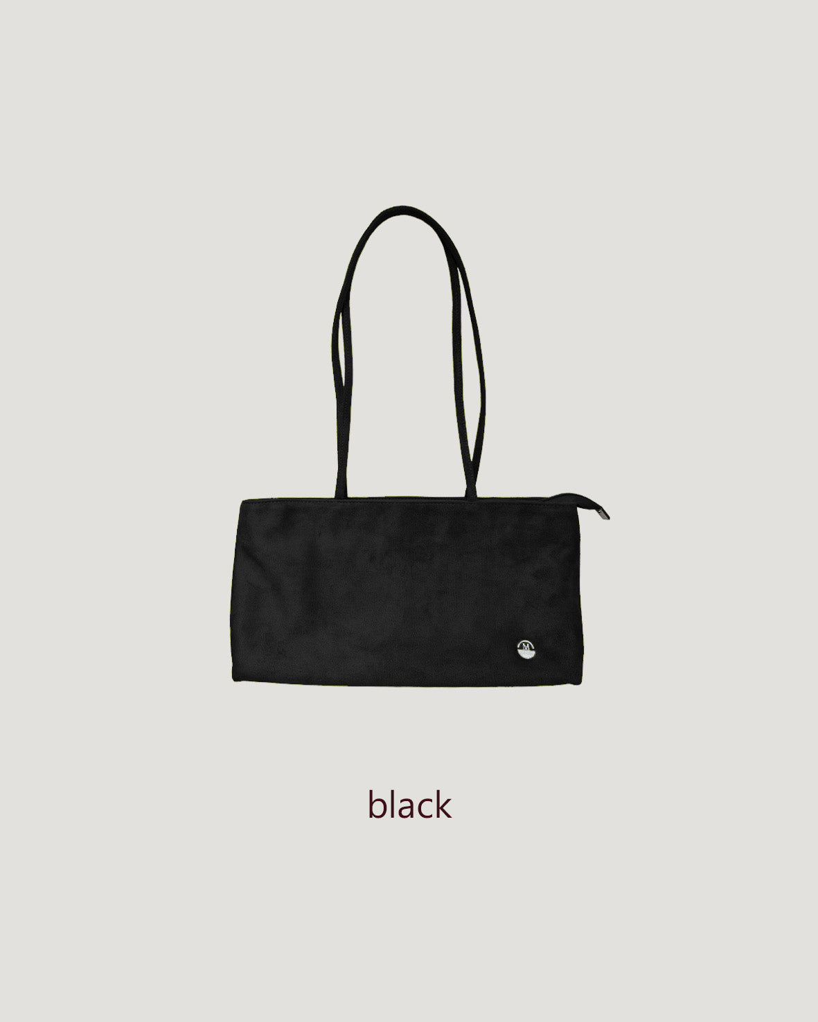 faux suede square shoulder bag