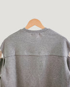 cut out ribbon sweatshirt