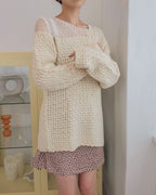 damage chunky knit