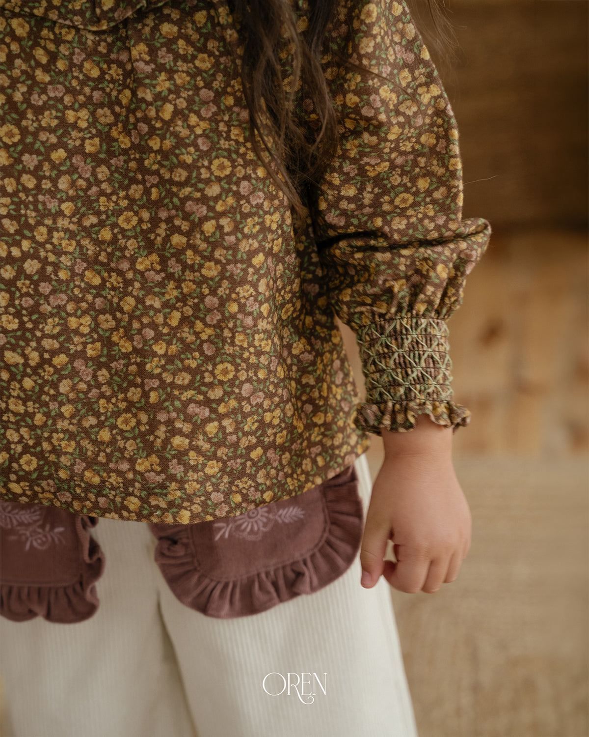 【OREN】rivka frill blouse