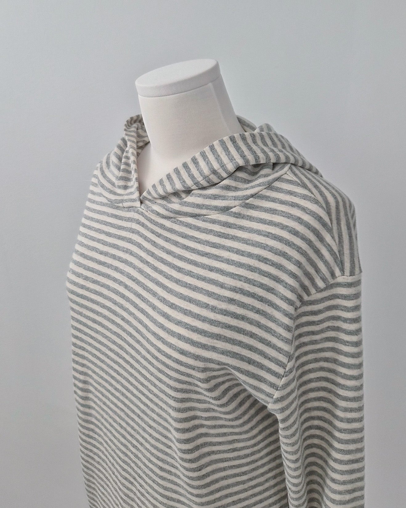 stripe hem frill food T