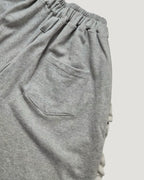 side frill sweat pants